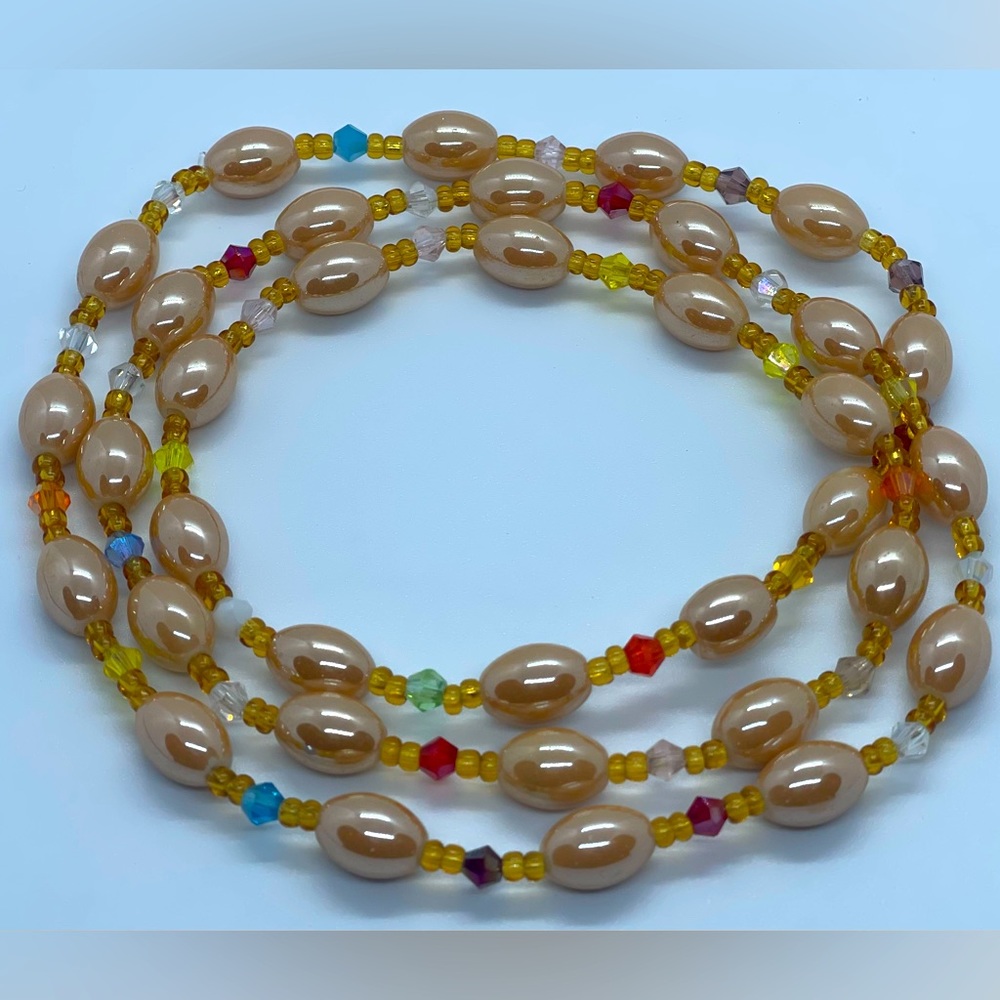 Elastic waist beads, a comfortable fit for 4-10 pant size
